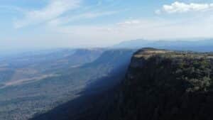 Beautiful mountain cliff named God's Window in Graskop Mpumalamga South Africa
